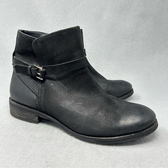 BDG Urban Outfitters Black Leather Ankle Booties Women's Size EU 39 - Picture 2 of 13
